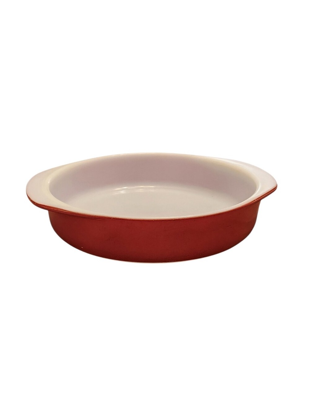Vintage Pyrex 221 Round 8 inch Gooseberry Pink Cake Pie Casserole Baking Dish